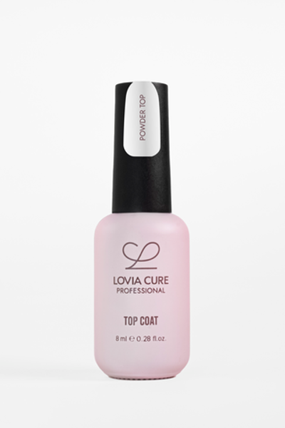 Lovia Cure Powder Top - Матовый Топ пудра с эффектом кашемира, 17мл