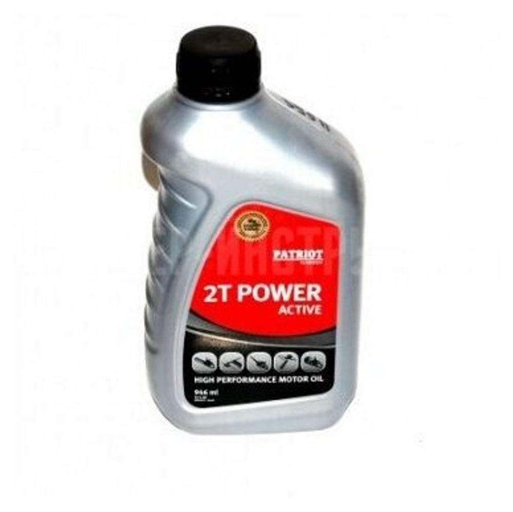 Масло минеральное PATRIOT POWER ACTIVE 2T с дозатором,0,946л