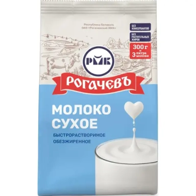 Сухое молоко Рогачевъ 0% 300 г