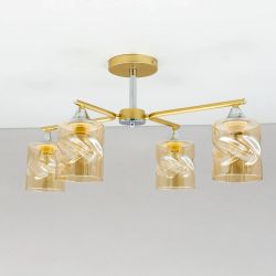 Citilux Клод CL137142 Люстра потолочная Золото