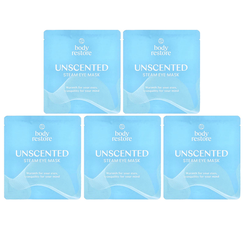 Body Restore, паровая маска для глаз, без отдушки, 5 шт.