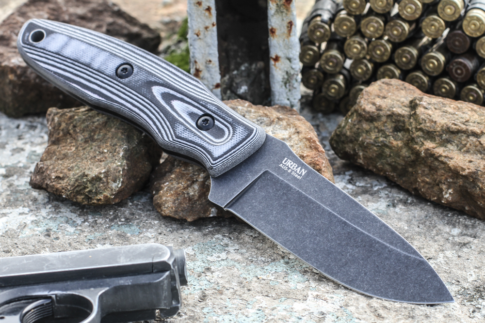 Туристический нож Urban D2 DarkStoneWash G-10