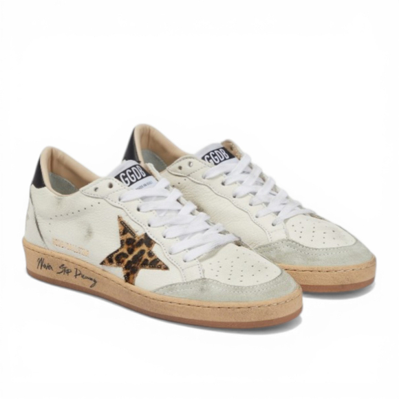 Кеды Golden Goose Ball star leather sneakers