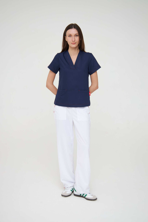 Топ медицинский женский Лаконико, нэви Old