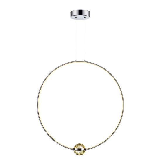 4337/27L L-VISION ODL22 113 хром/металл Подвесной светильник IP20 LED 27W 2230Лм 4000K GOTA