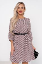 Платье Кэйти (пудровый)-46р-р Р11-1176/2 Nikol