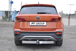 Фаркоп с унив. электрикой Smart, съемный квадрат, С НЕРЖ Накладкой Volkswagen Taos 2021- (паспорт и сертификат) ПТ ГРУПП.VTS-21-991124.00