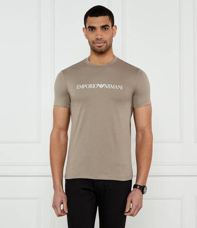 футболка Emporio Armani - бежевый(8N1TN5 1JPZZ)