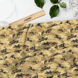 Ткань оксфорд 600 пиксельный хаки милитари