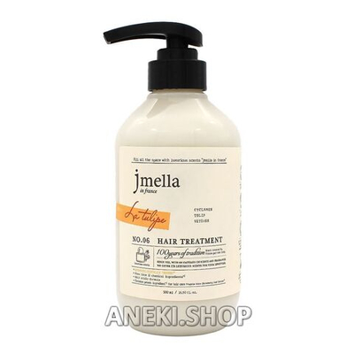 Кондиционер парфюмированный для волос «Сверкающая роза» 500 мл In France La Tulipe Hair Treatment JMELLA