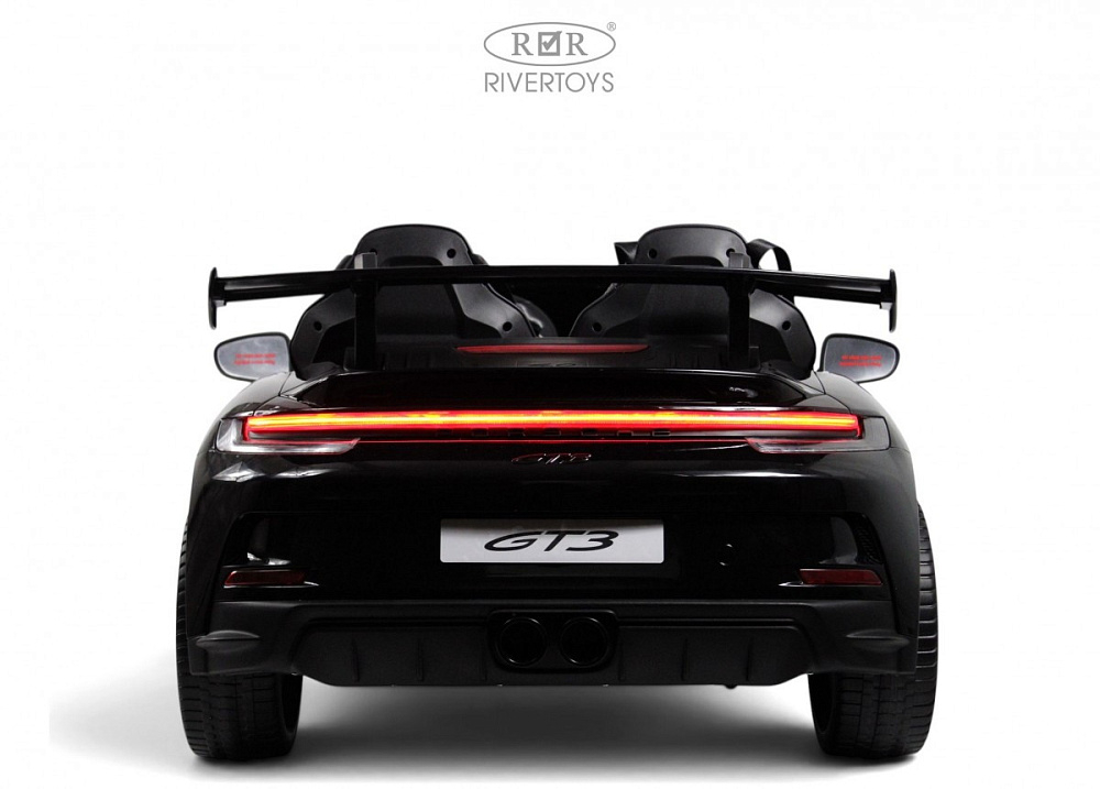 Детский электромобиль RiverToys Porsche 911 GT3 Y911YY Y911YY-BLACK-GLANEC/черный глянец