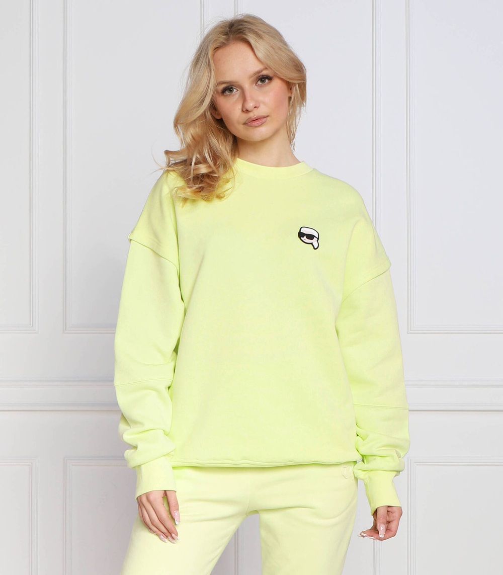 Худи ikonik 2.0 Karl Lagerfeld - лимонный(230W1822)