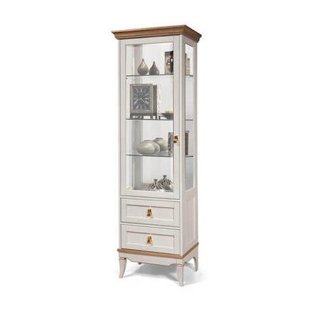 ТЕЛЬМА Шкаф-витрина 1дв. ГМ 6506/дуб