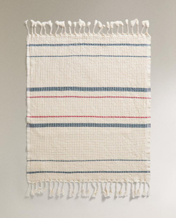 ZARA HOME КУХОННОЕ ПОЛОТЕНЦЕ В ПОЛОСКУ