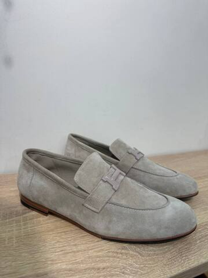 Лоферы из натуральной замши