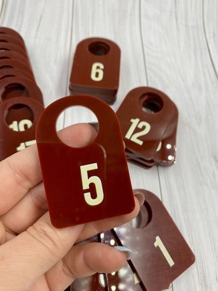 Номерок Гардеробный 40х60 (Комплект)