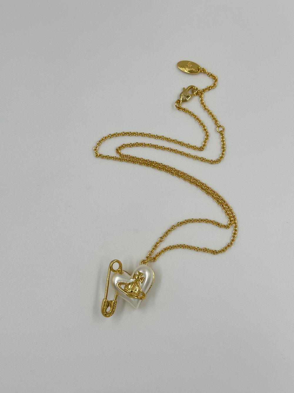 Кулон Сердце с булавкой Vivienne Westwood