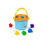 93486/Игрушка развивающая "Ведро Сюрприз" (6 элементов) (голубой) (в сеточке)175х157х140мм/5
