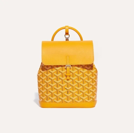 Рюкзак GOYARD Alpin Mini, жёлтый