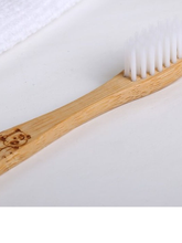 Зубная щётка для детей, бамбук "Панды", 15 x 2 x 1.5 см