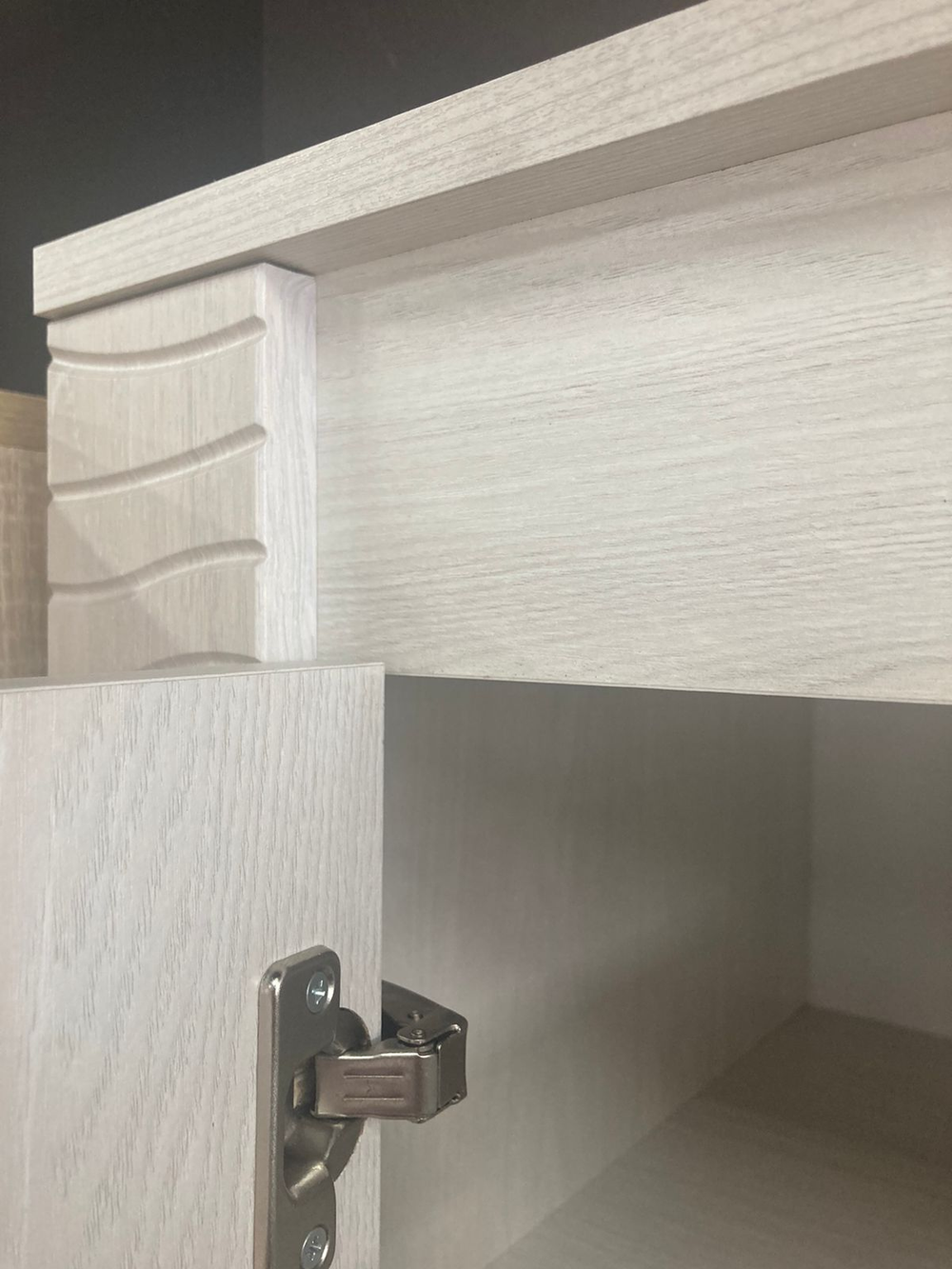 Шкаф 2-х створчатый Монако ШК-37 ясень белый