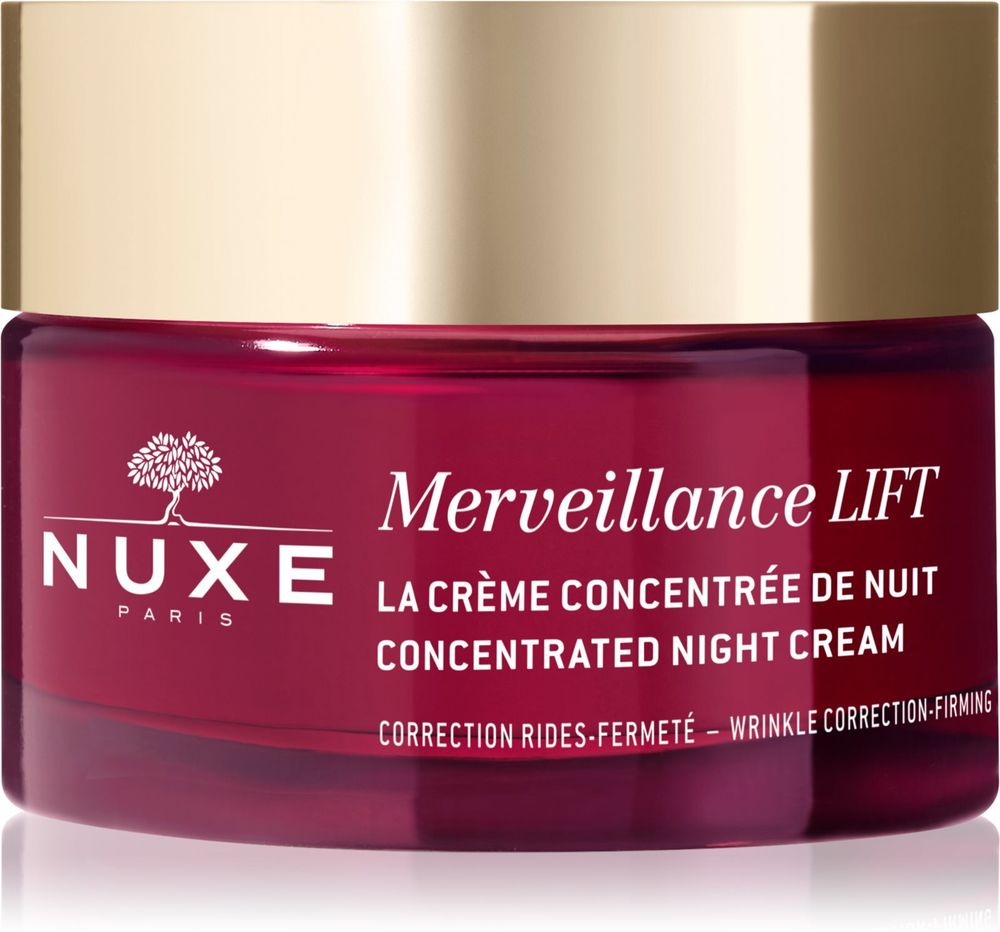 Nuxe укрепляющий ночной крем для коррекции морщин Merveillance Expert