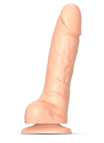 Телесный фаллоимитатор Sliding Skin Realistic Dildo XXL с подвижной кожей - 20 см. (Цвет: телесный)
