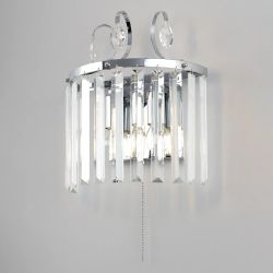 Citilux Инга CL335321 Бра хрустальное с выключателем Хром