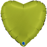 Шар фольгированный Сердце 46 см (Зеленый)
