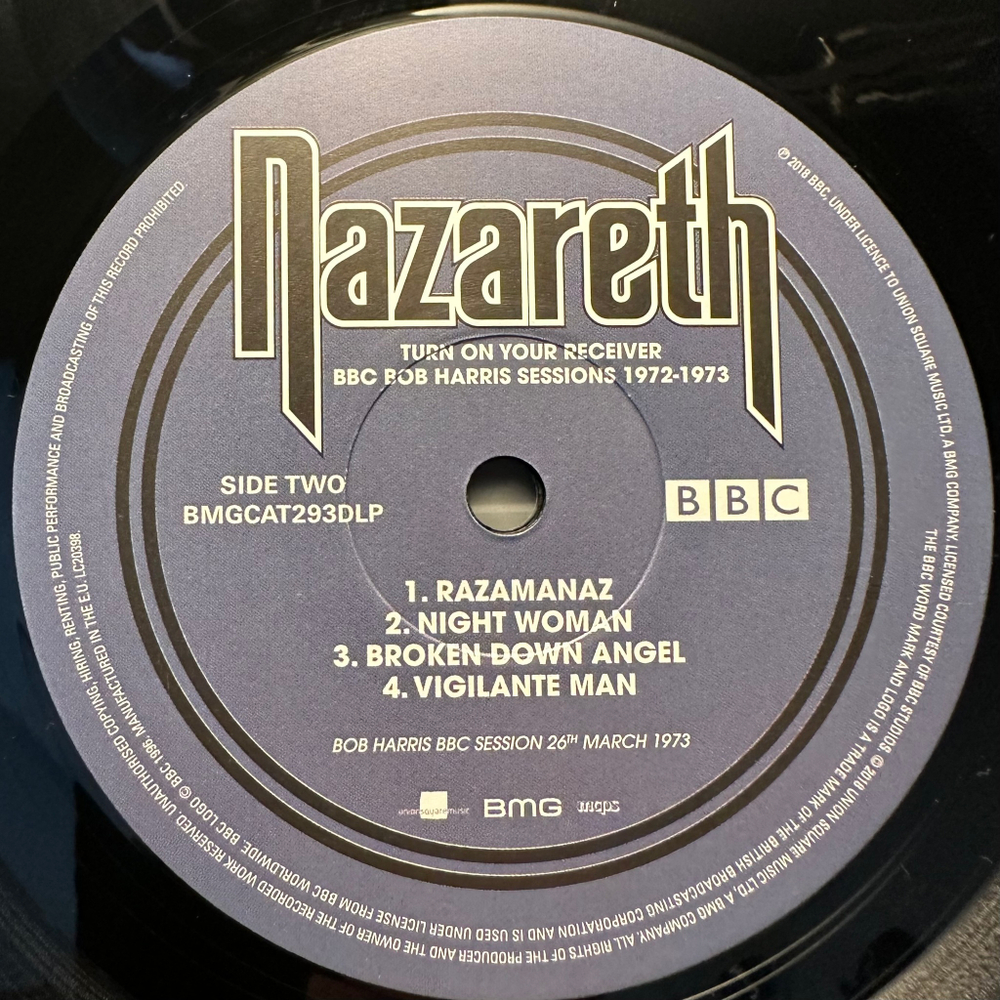 Nazareth - Turn On Your Receiver - BBC Bob Harris Sessions 1972-1973 (Европа 2018г.)