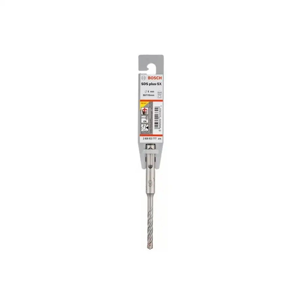 Бур по бетону SDS-plus-5X 6x50x110 мм BOSCH 2608833777