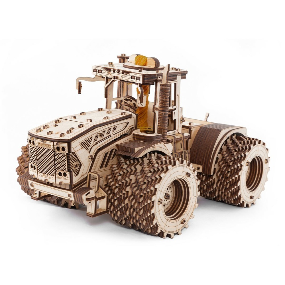 Сборная деревянная модель «Трактор Кировец К-7М» (EWA)