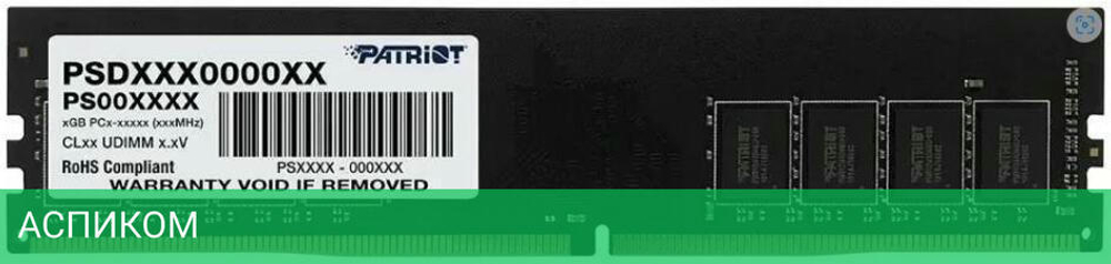 Оперативная память Patriot Signature Line 8GB DDR5 (PSD58G520081)
