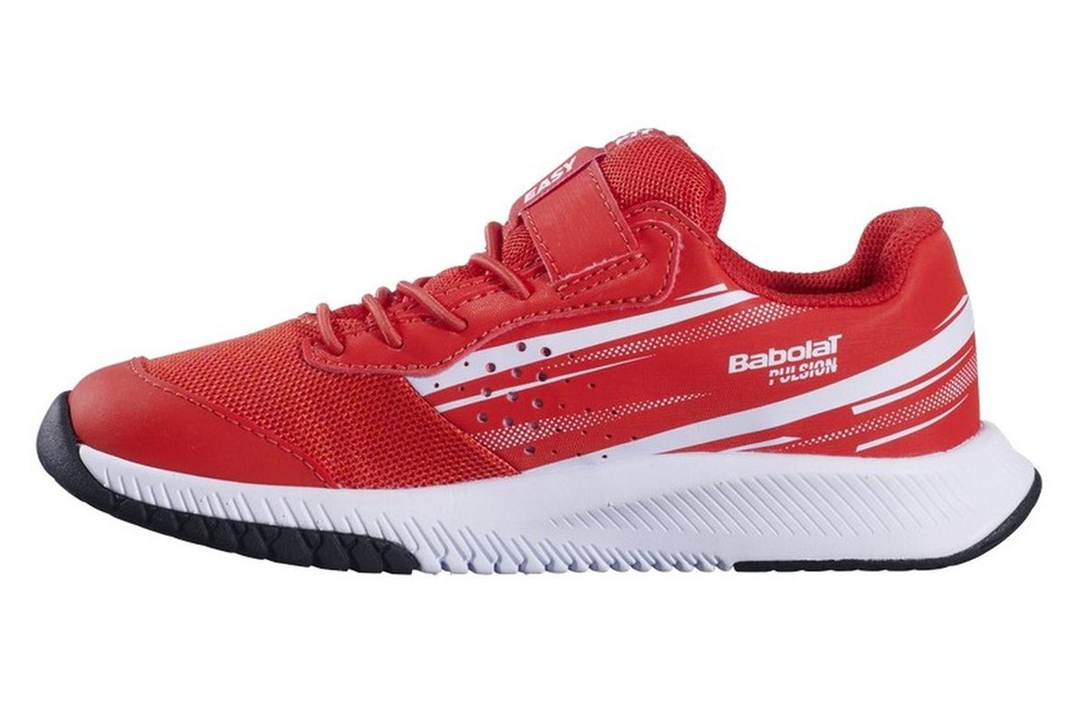 Детские теннисные кроссовки Babolat Pulsion Kid All Court - cherry tomato/white
