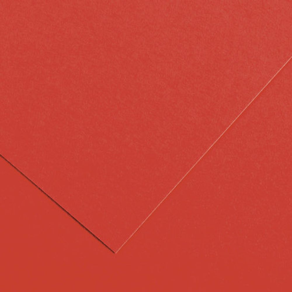 Бумага (картон) для творчества (1 лист) SADIPAL "Sirio" А2+ (500х650 мм), 240 г/м2, красный, 7873