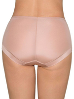 Трусы-слип с высокой линией талии Elegant (Размер: 46) (Цвет: черный с бежевым)