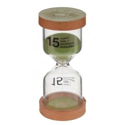 GAEM Часы песочные (15 мин.), L4,5 W4,5 H10 см, 4в.