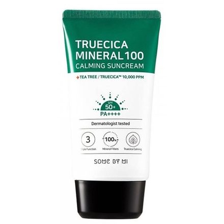 Солнцезащитный крем для ровного тона - Some By Mi Truecica Mineral Calming 50 PA++++, 50 мл