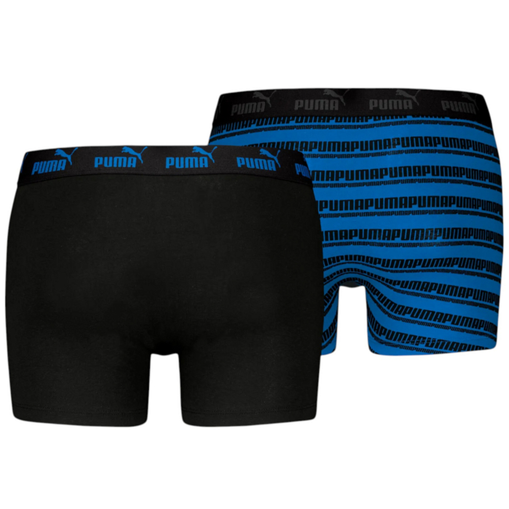 Мужское нижнее белье PUMA ELEMENTS MEN STRIPED BOXERS 2P