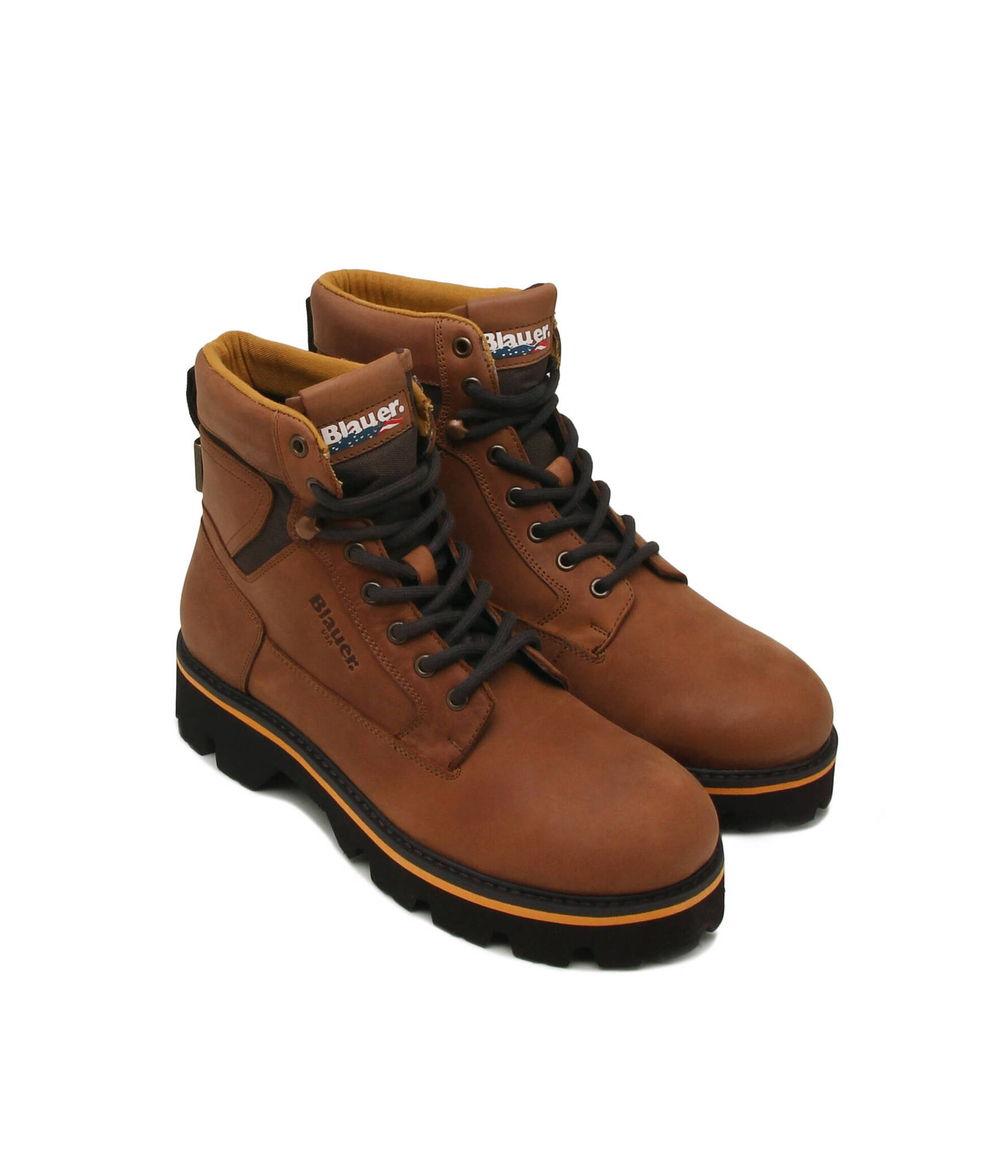 Кожаные трапперы rusk01 BLAUER - коричневый(F3RUSK01 LEP)