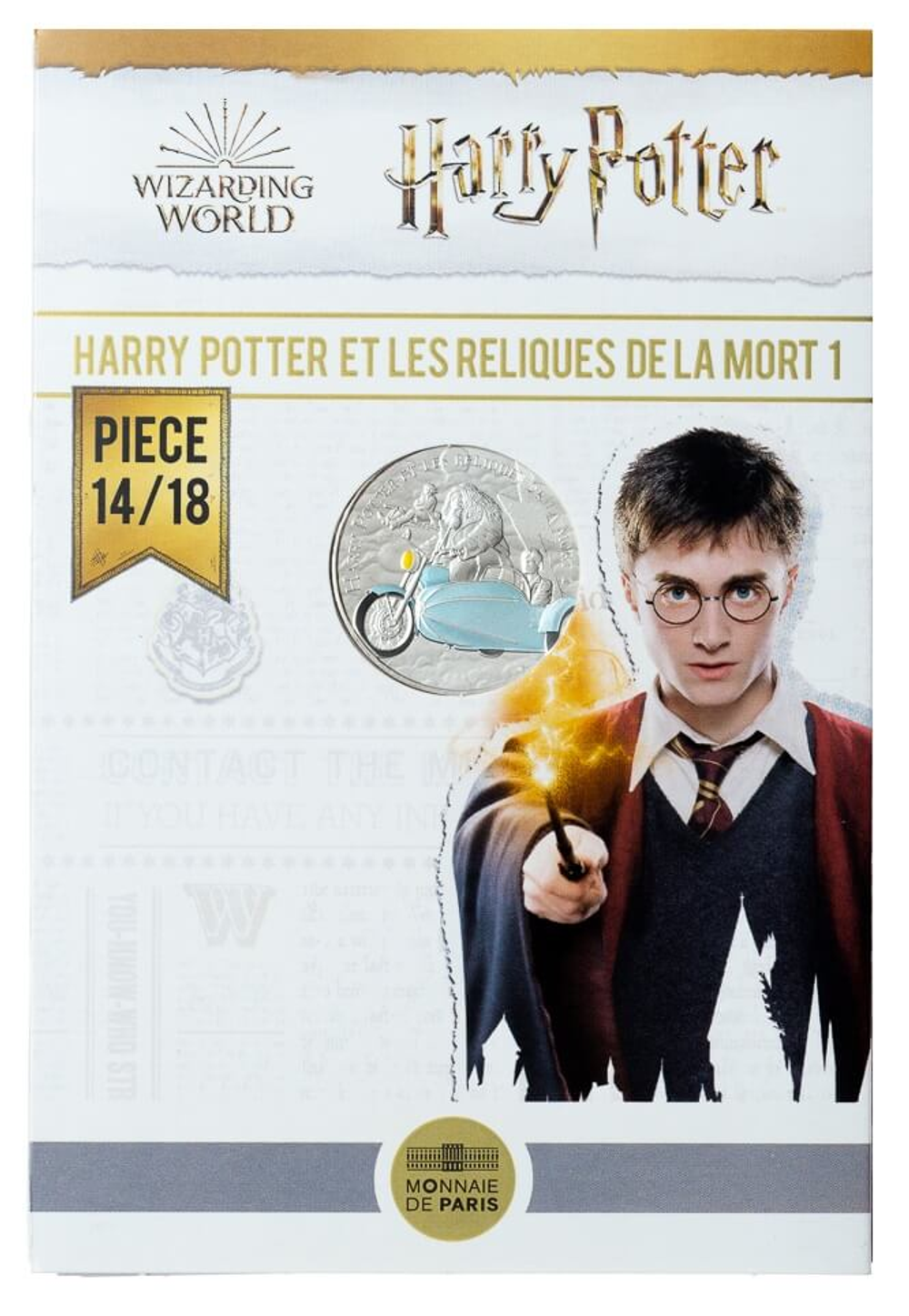 Набор из 9 монет 10 евро Франция серебро 2021 Гарри Поттер второй выпуск (HARRY POTTER)