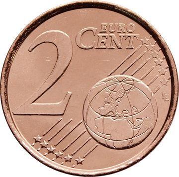 2 евроцента 2013 Бельгия (2 euro cent)