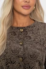 Костюм с юбкой Мэдди (коричневый) К14340-10М LT Collection