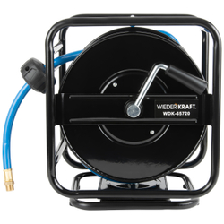 WDK-65720 Катушка ручная с пневмошлангом и БРС 10х14 мм, 20 м