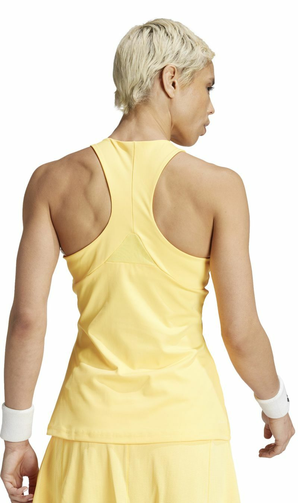 Yellow adidas tank top hot sale