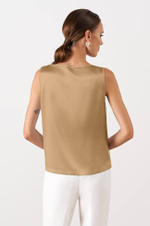 23060 Блузка женская (песочный)