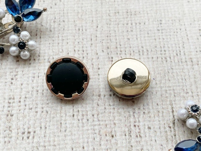 Пуговицы костюмные, d 1,8 см, чёрный