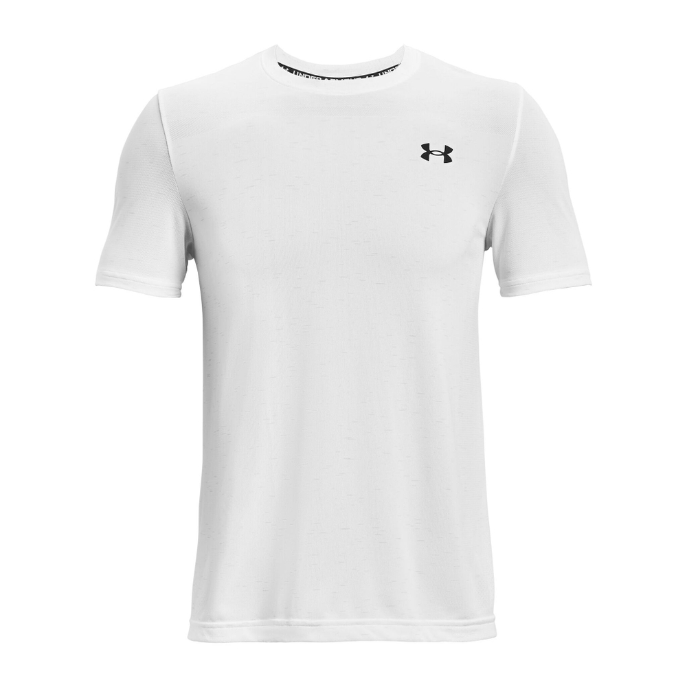 Мужское теннисное поло Under Armour Seamless T-Shirt Men - White, Black