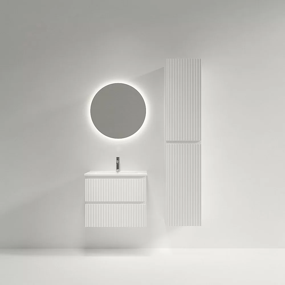 Тумба с раковиной Sancos Snob R SNR60/39W/CN7025 Bianco