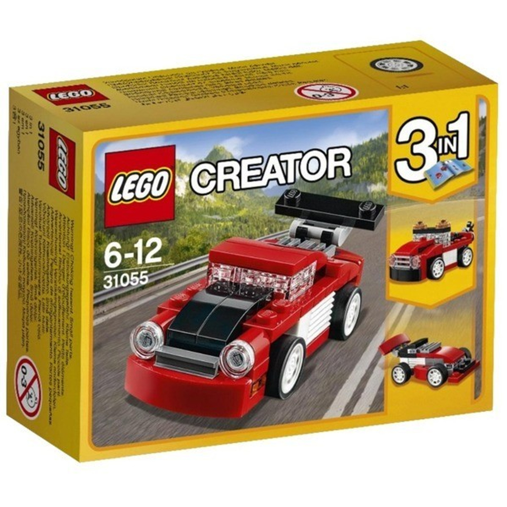 LEGO Creator: Красная гоночная машина 31055 — Red racer — Лего Креатор Создатель